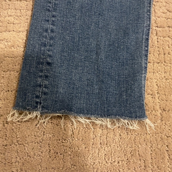 Mother Mid Rise Dazzler Ankle Fray This Time Next Year sz 26 - Picture 3 of 8